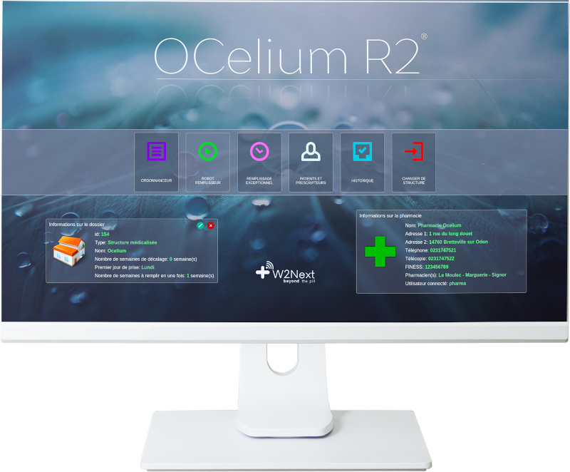 Interface logicielle simple et intuitive du robot Celia pour la préparation des piluliers